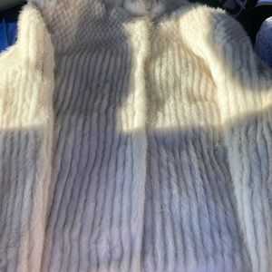 White mink jacket
